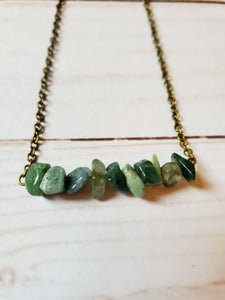 Beaded Bar Necklace