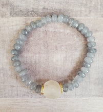 Load image into Gallery viewer, Recycled Glass | Agate Bracelet
