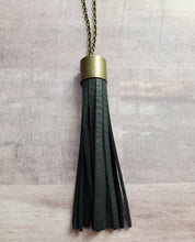 Load image into Gallery viewer, Leather Tassel Necklace
