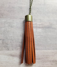 Load image into Gallery viewer, Leather Tassel Necklace
