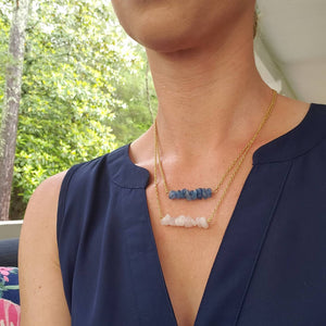 Beaded Bar Necklace