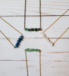 Beaded Bar Necklace
